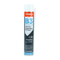 B3 General Purpose Fill & Fix Expanding PU Foam - Hand Held 750ml